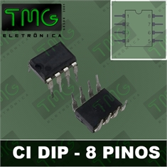 HCPL3120 (A3120) - CI Optocoupl Logic-Out Push-Pull DC-IN 1CH DIP ou SMD - 8Pinos - HCPL3120 (A3120) - CI Optocoupl Logic - 8Pinos Dip